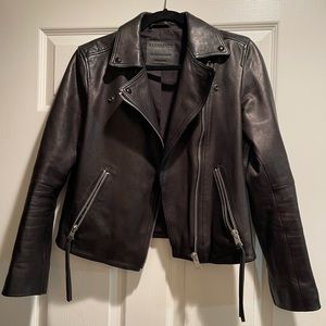 COPY - AllSaints Dalby Leather Biker Jacket